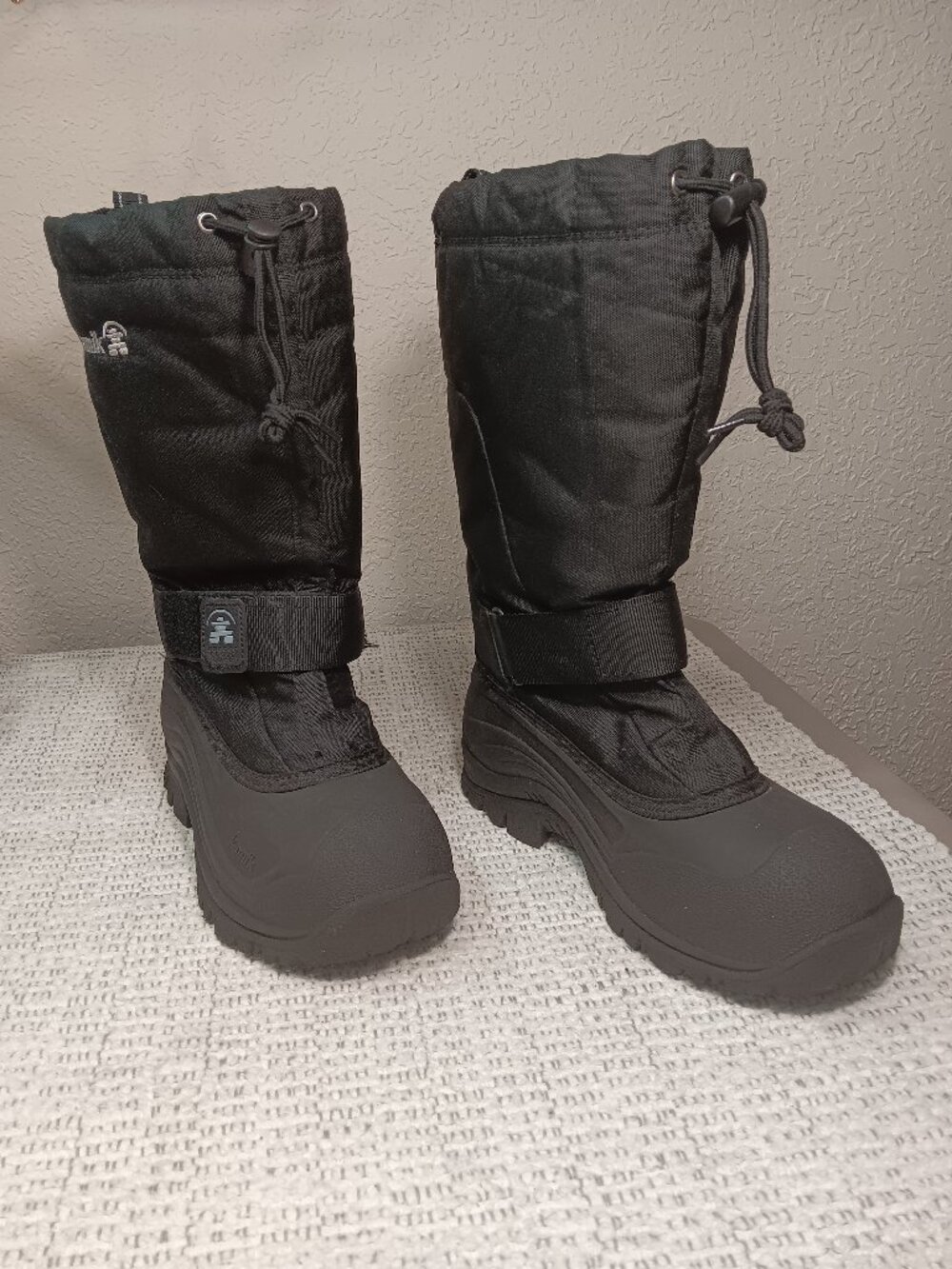 Kamik 'Greenbay 4' Mens Black Winter Pac Boots sz 9